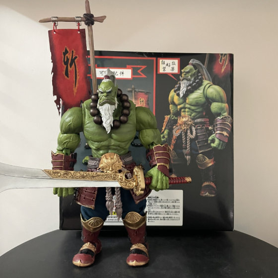 Game World of Warcraft Figure Tribal Guard Beastmaster Sword Saint 1/10 Action Figure Model Figure Factory
