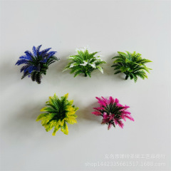 シミュレーション植物5cmココナツ葉小灌木小草シミュレーション芝生シミュレーション花鉢植え装飾小草部品