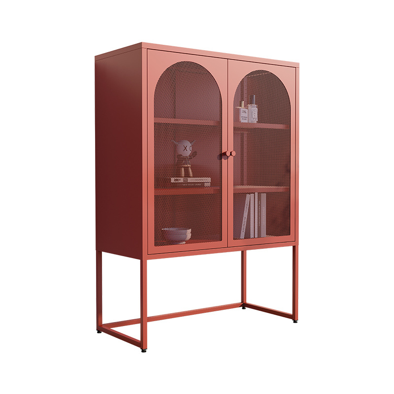 Gabinete lateral de hierro gabinete de té y vino moderno minimalista sala de estar armario de almacenamiento armario de cocina en casa armario