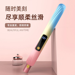 High-quality straightener with multifunction for ladies, sideburn curler, lazy hair plate, portable home use, fluffy straight and wavy two-in-one