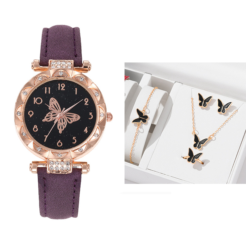 80g Weight Ordinary Glass Mirror Material Flannel bag Strap Material Watch Classification Pointer Display Type Buckle Buckle Style Round Dial Shape Daily, Street Occasion Quartz Movement Butterfly Pattern Women's Gender Casual Style Casual Butterfly Buckle Quartz Women's Watches 2