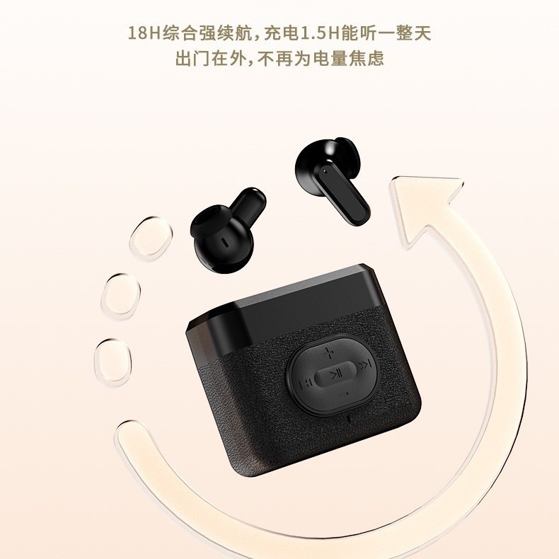 2025年新作ミニワイヤレスBluetoothヘッドセット、インイヤー型、長時間装着しても痛くない、短いビデオや小説を再生したり、ページをめくりたり、写真を撮ったりできます。|undefined