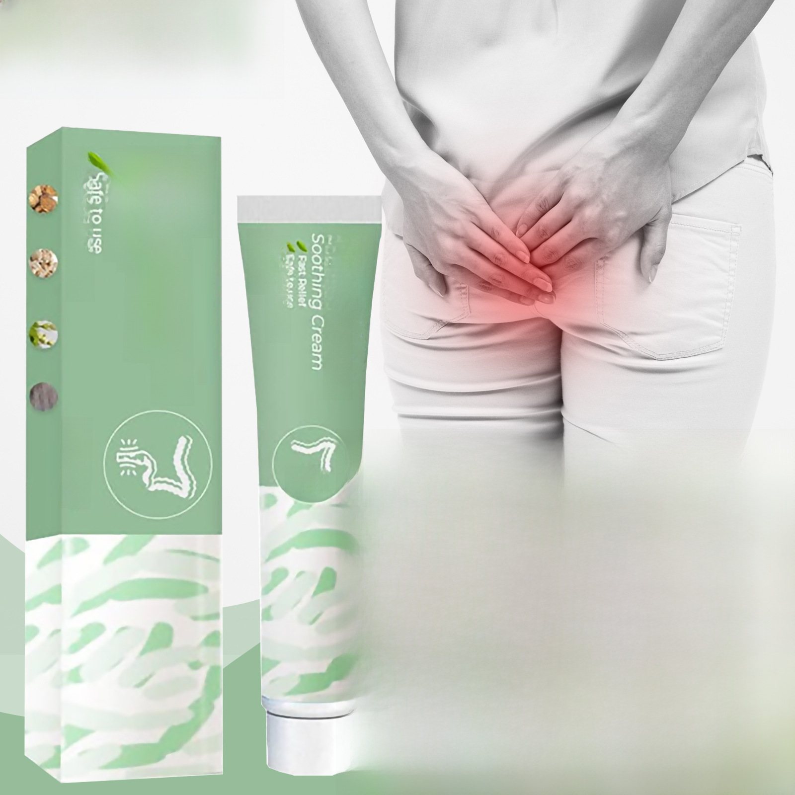 South Moon Body Care Cream Gentle Application on the Anal Skin to Moisturize and Provide Daily Care