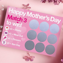 跨境新款Mother's Day Scratch Off趣味贺卡礼物 创意母亲节礼物