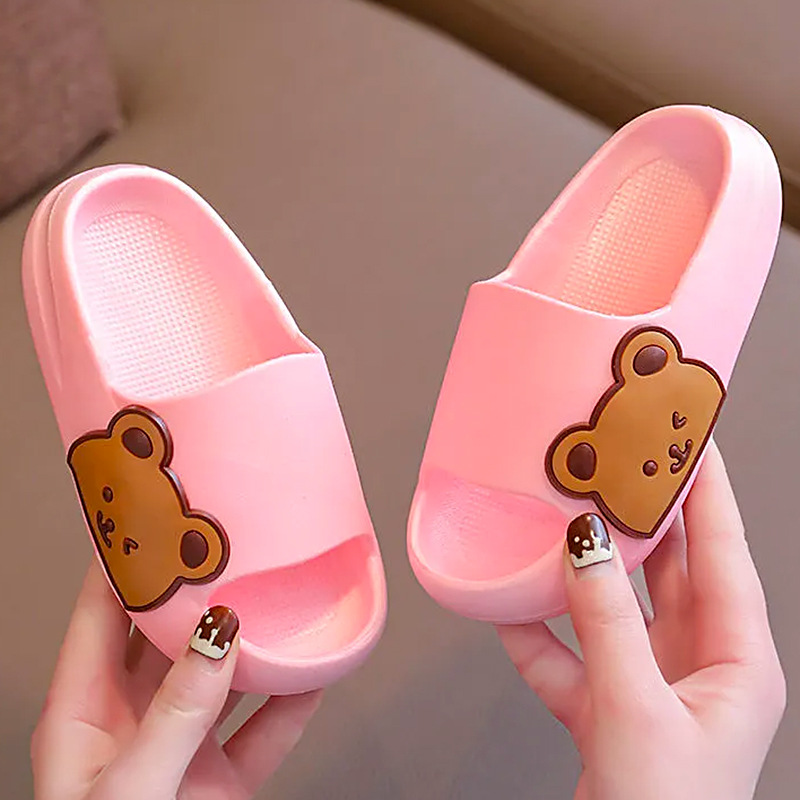Para crianças Chinelos infantis Sapato infantil verão Chinelos para casa Chinelos de desenho animado Sola macia Deslizamento Confortável Super macio antiderrapante_voghion.com