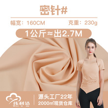 跨境230g锦纶经编哑光加厚加密泳装吊带睡衣面料比基尼演出服布料