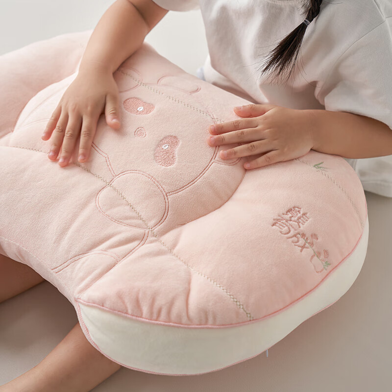 Almohada Núcleo de almohada Protección para el cuello para bebés de 6 a 12 años, un par de ropa en casa, profundidad de sueño, dormitorio de estudiantes, cabeza entera individual