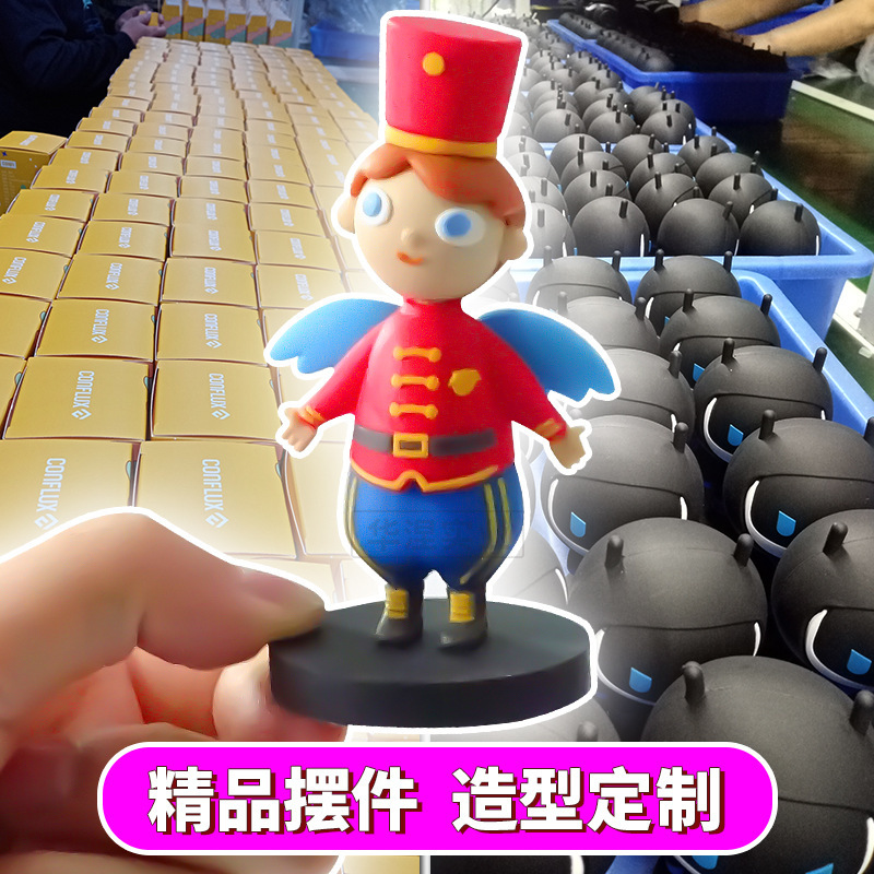 PVC Doll Custom Cute Cartoon Silicone Elf Stereo Personalized Gift DIY Decoration Trendy Play Blind Box Ornaments