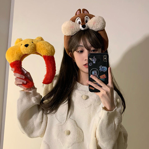Winnie the Pooh headband Judy Rabbit Chichititi headband squirrel cartoon animation peripheral cute photo headband hair accessories