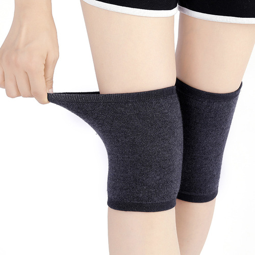 Cashmere knee pads to keep old cold legs warm for men and women, lacquered joint knee pads to prevent cold summer air-conditioned rooms, thin, traceless and short styles