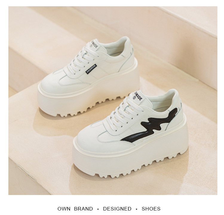 Vielseitige Damen Freizeitschuhe Mit Dicker Sohle Für Herbst_voghion.com