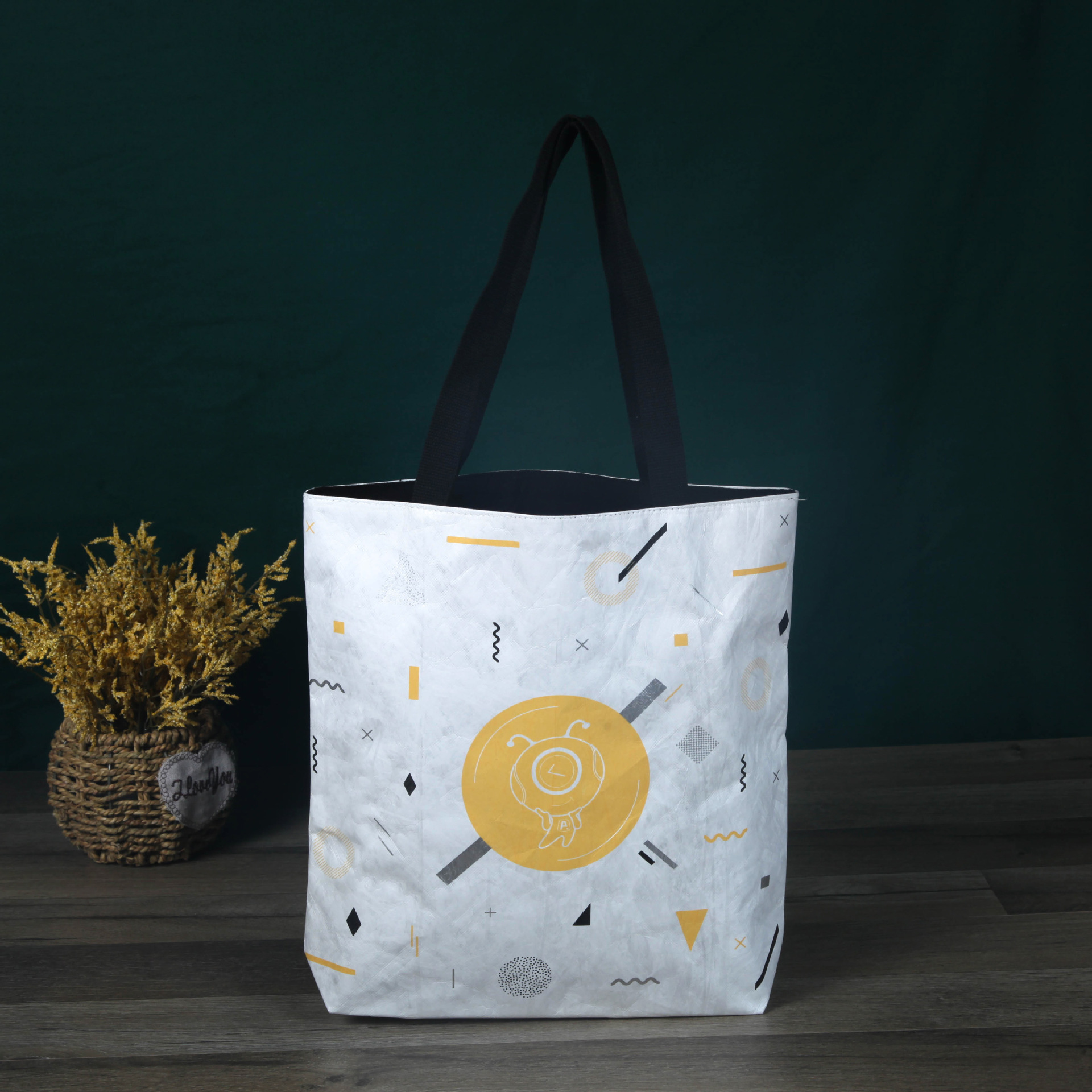 厂家手提杜邦纸袋直供杜邦纸单肩手提袋超市礼品收纳包购物袋