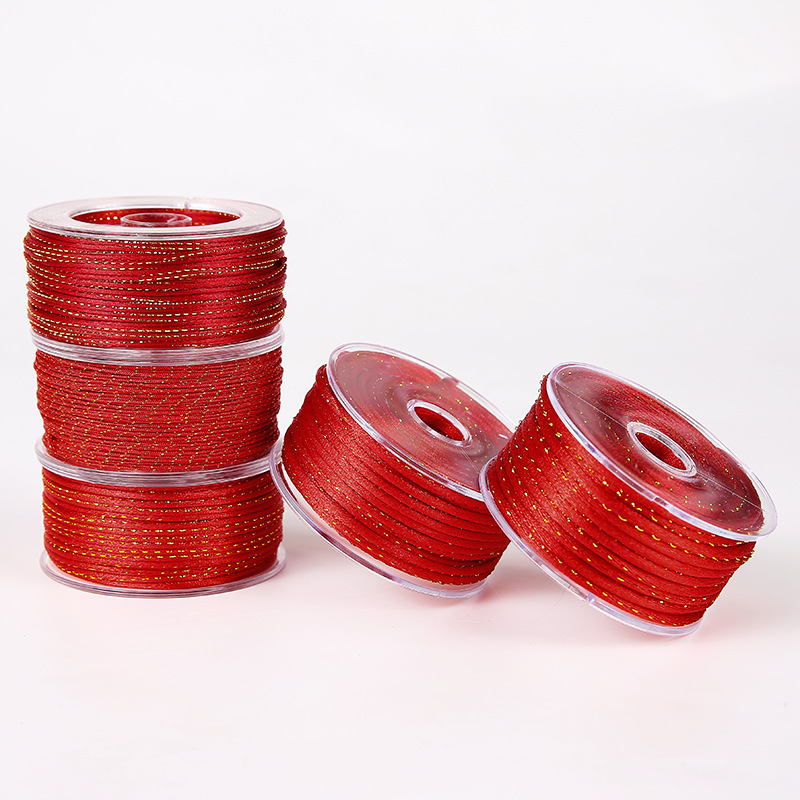 红色加金盒装4567号线72号玉线手工编织绳子手链串珠绳子厂家直销