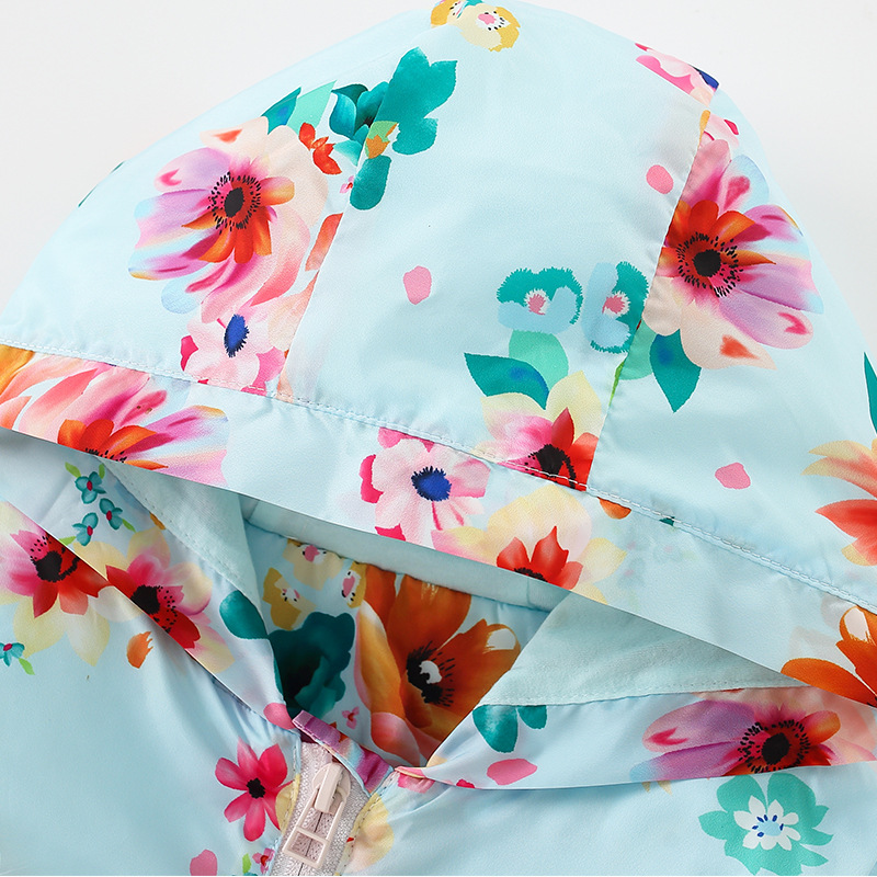 Malwee abrigo para niñas primavera y otoño cazadora para niños europeos y americanos abrigo para niña chaqueta de manga larga chaqueta con capucha cremallera camisa