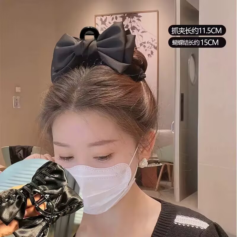 精致大号圆珠水钻抓夹女高级感后脑勺鲨鱼夹子发量多发夹发卡爆款|undefined