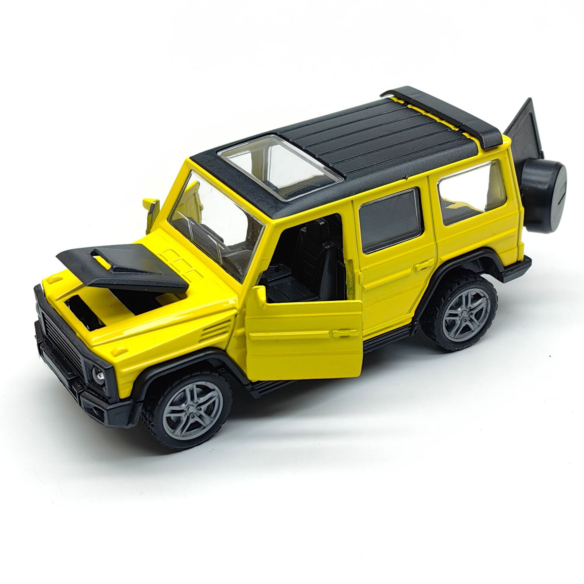 Return fuerza a granel aleación modelo de coche puerta abierta coche de juguete para niños niño decoración de pastel al por mayor