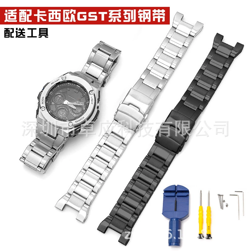 Адаптировать часы Cassib стальной сердечный ремешок GST-W300/400 г/B100/S310/S120 стальной браслет