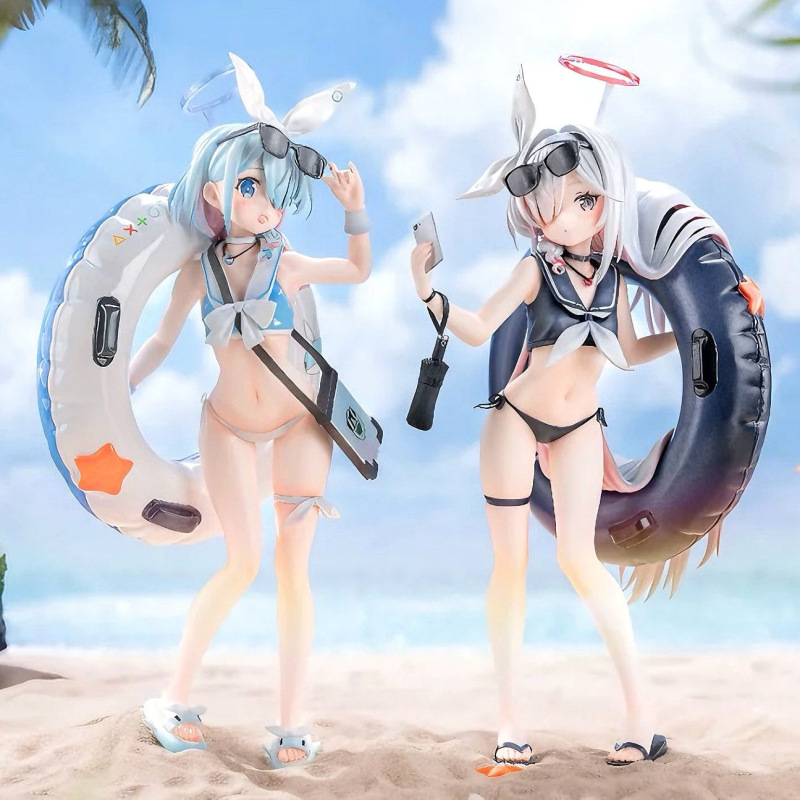 Azure Archive Arona Plana Blue Noah Bunny Girl Cute Figure Statue Model Play Boxed Gift