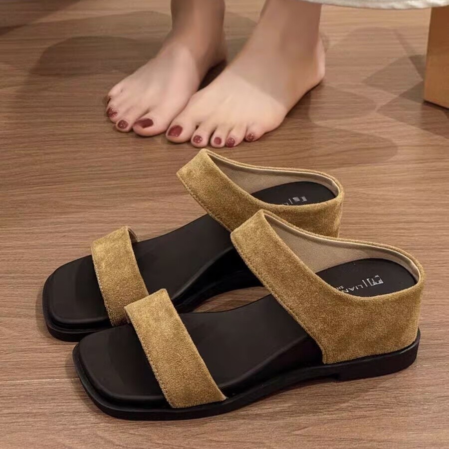 2026 verano nuevo diseño de nicho de vacaciones romanas zapatillas frías image 3