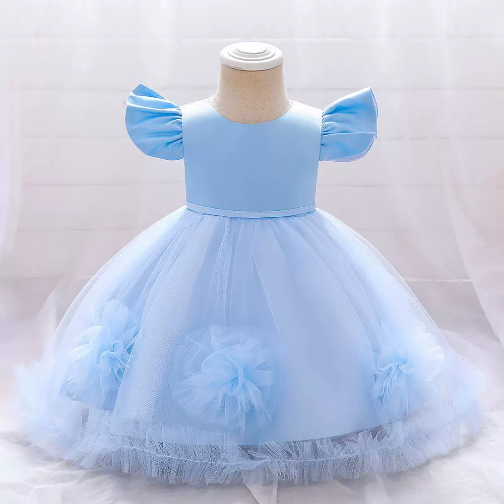 Evening dress, girl's skirt, small princess costume, European style, tulle, Birthday gift