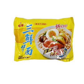 华丰三鲜伊面整箱袋装原味速食泡面即食怀旧老式家庭装方便面批发