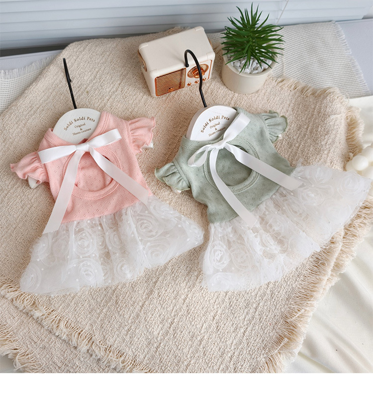 Vestido para cão estilo coreano roupa de princesa doce pet_voghion.com