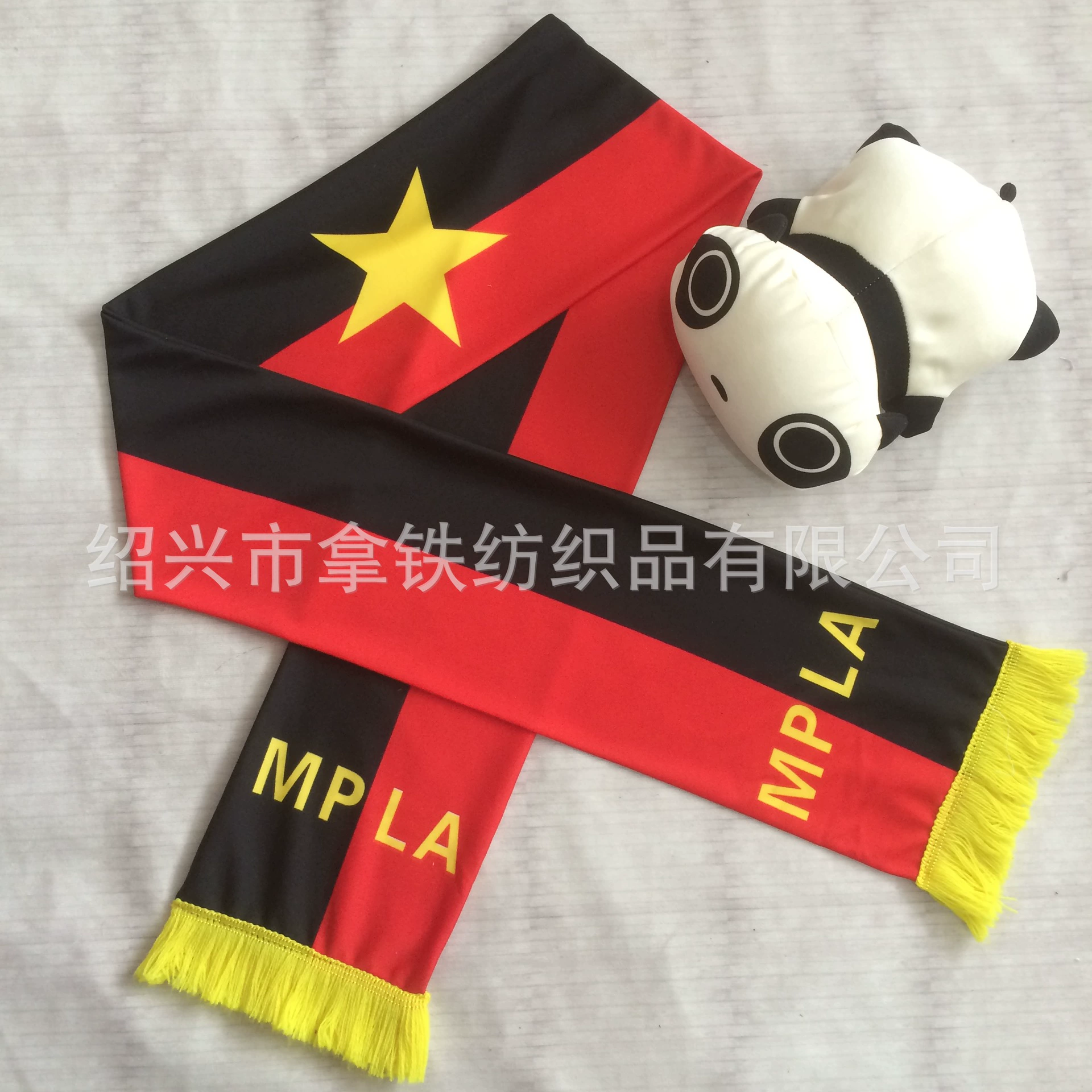 Football scarf, polyester