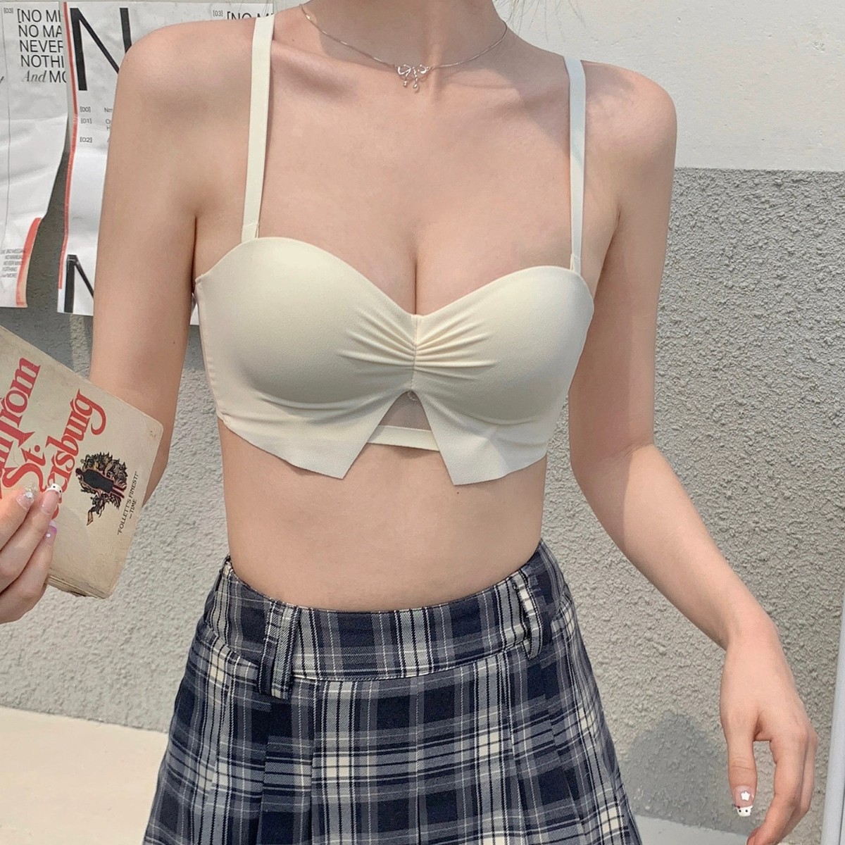 Venta directa de fábrica comercio electrónico transfronterizo Sudeste de Asia Vietnam Tailandia damas sin costuras sujetador de recogida lateral cómodo