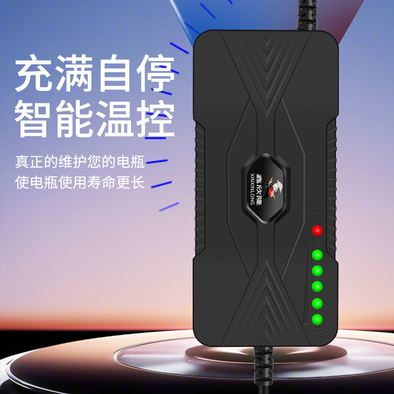 神充侠适用于台铃电动车云插头电池充电器48V60V20AH12Ah32A批发|undefined