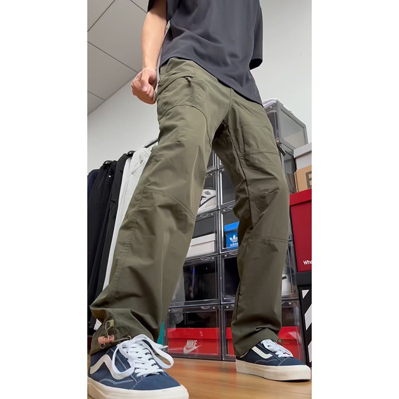 Venta al por mayor pantalones de asalto de caparazón suave estadounidense de estilo fino para hombres pantalones de secado rápido con función de tala de primavera y otoño