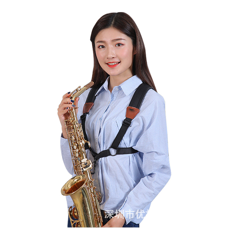 Saxophone Straps, High-End Leather Sakesi Straps for Adults and Kidsren