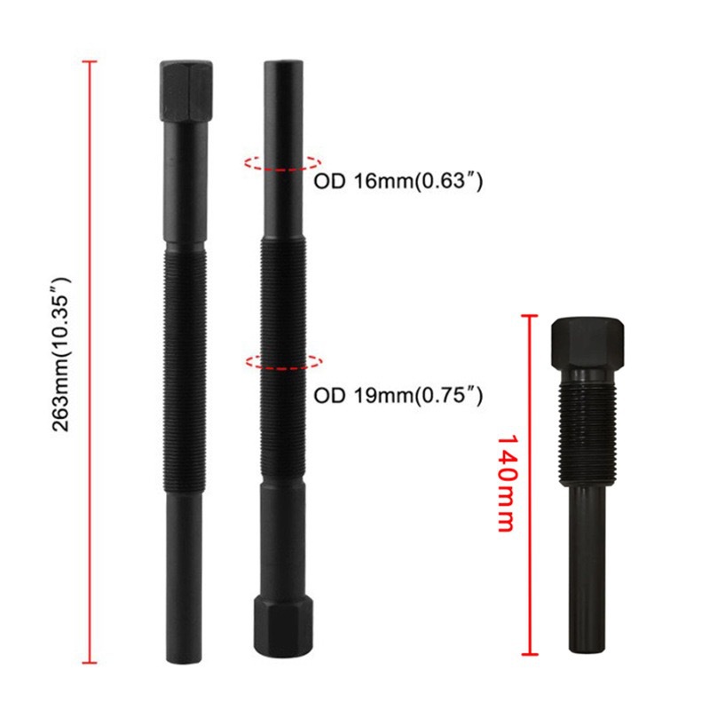 Motocicleta PP3077 y PP3078 extractor de embrague herramienta de desmontaje de 2 piezas ATVUTV embrague de tracción