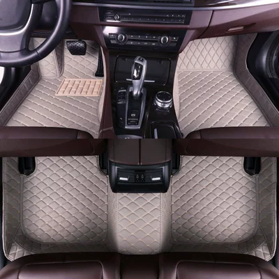Modelə uyğun ayaqaltı – Q7 all-inclusive car mat - ordinary-single-layer-gray