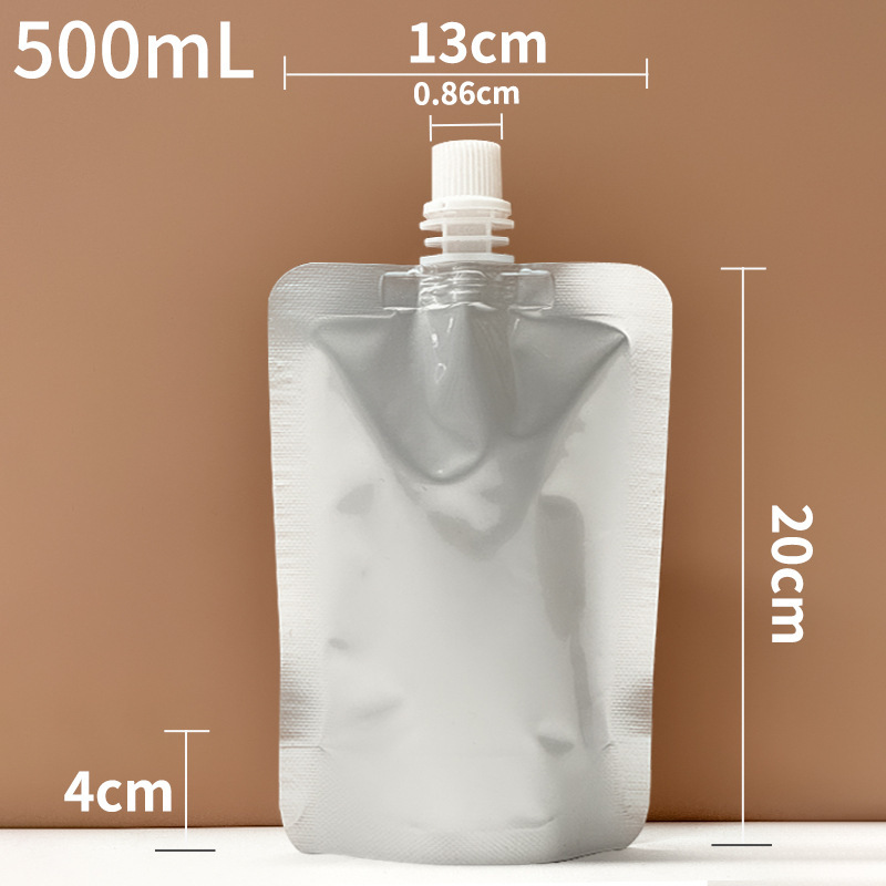 アルミ箔吸口袋ソーススープ牛乳液体包装袋飲料自立式出前スープ袋高温100度|undefined