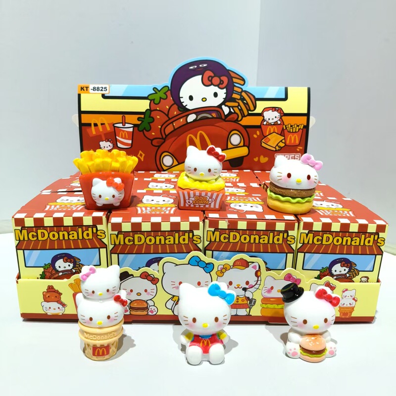 New Hot-Selling Kttm Food Toy Blind Bag Cute DIY Resin Jewelry Cat Cartoon Small Ornaments Creative Blind Box Batch