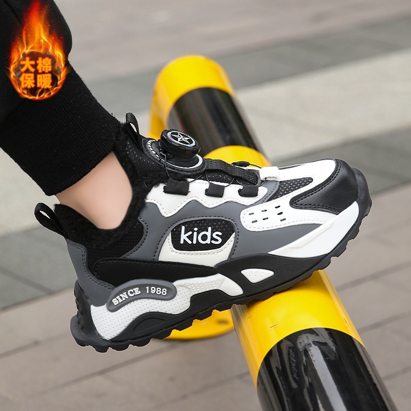 Transfronterizo 2025 nuevo calzado para niños calzado para niños zapatos de invierno de otoño zapatos deportivos para niñas zapatos de carrera antideslizantes para niños mayores