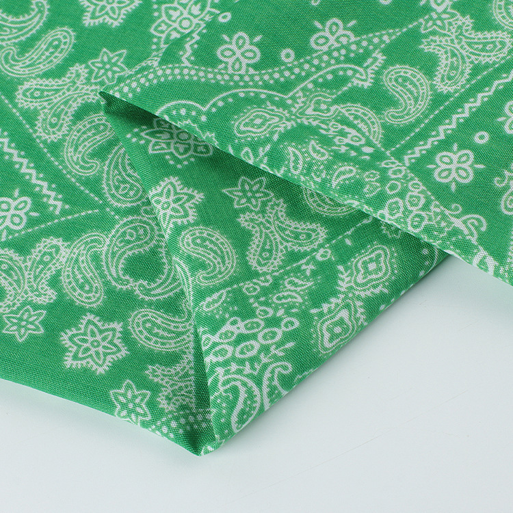 Nueva promoción 100% rayon 45s 100gsm hawaiano abstracto tela impresa de rayon