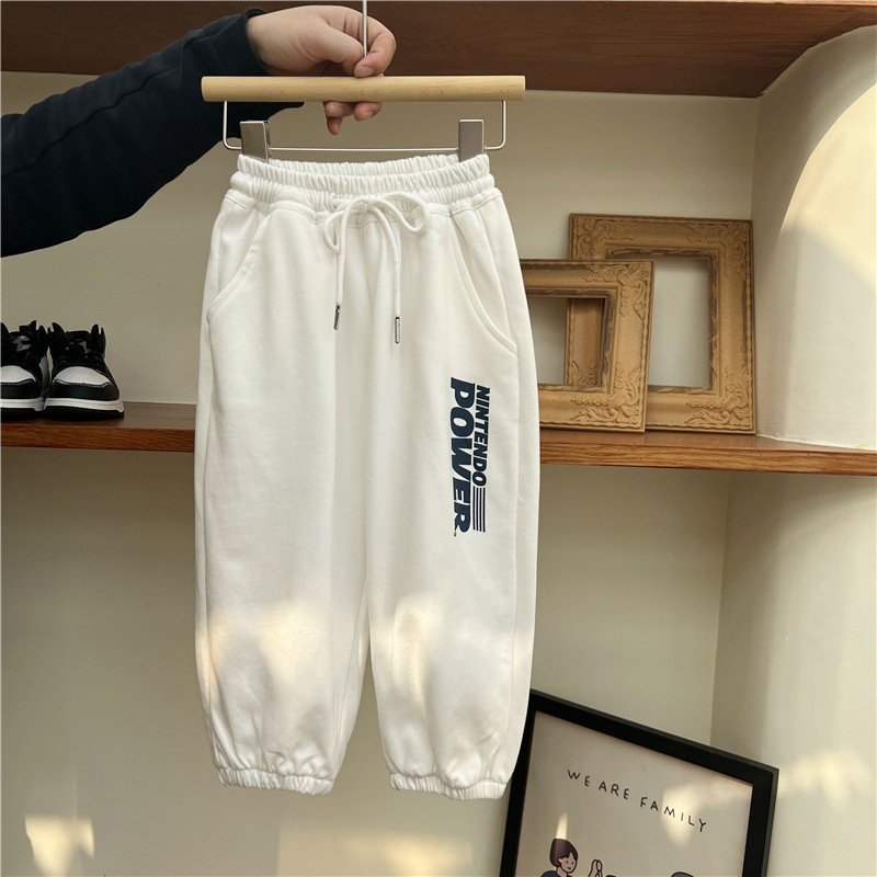 Ragazzi Autunno 2024 American Alphabet Sport Bambini Casual e Bello Esplosivo Strada Largo Scuola Media Cotone_voghion.com