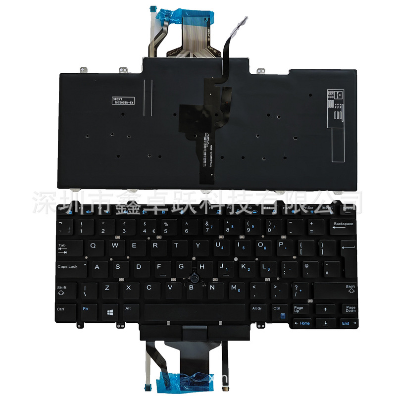 UK for Dell Latitude E5450 E5470 E5480 E7450 E7470 E7480 keyboard