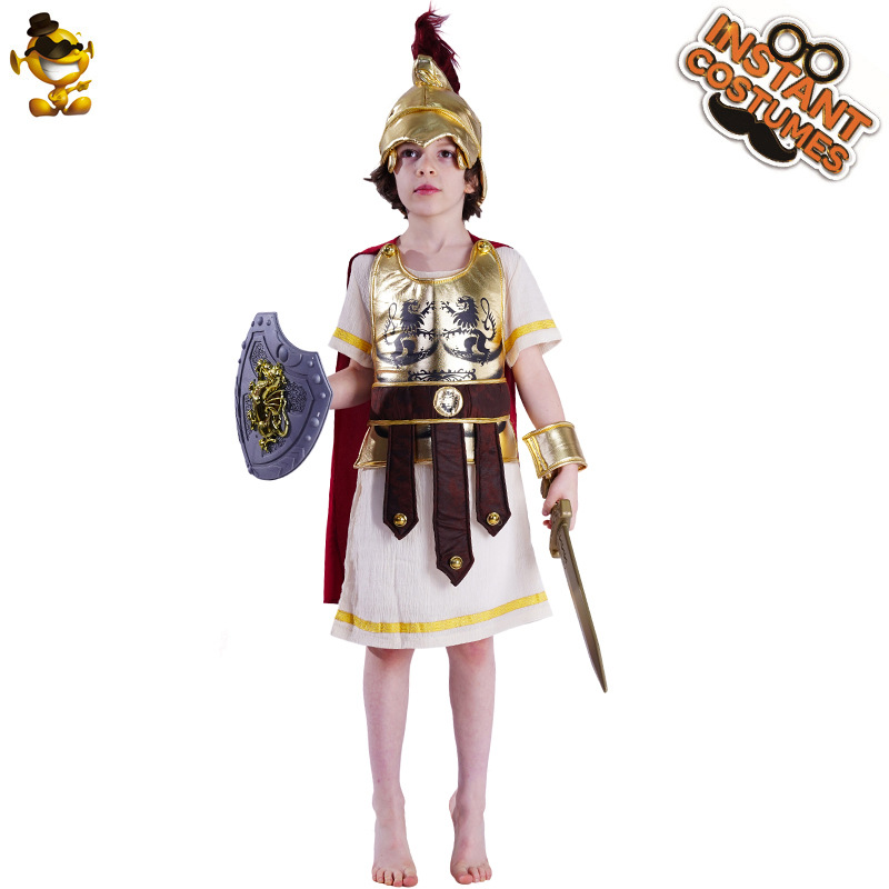 Mercancía transfronteriza de Halloween Cosplay ropa niño dominante poderoso Pequeño Guerrero niño general traje
