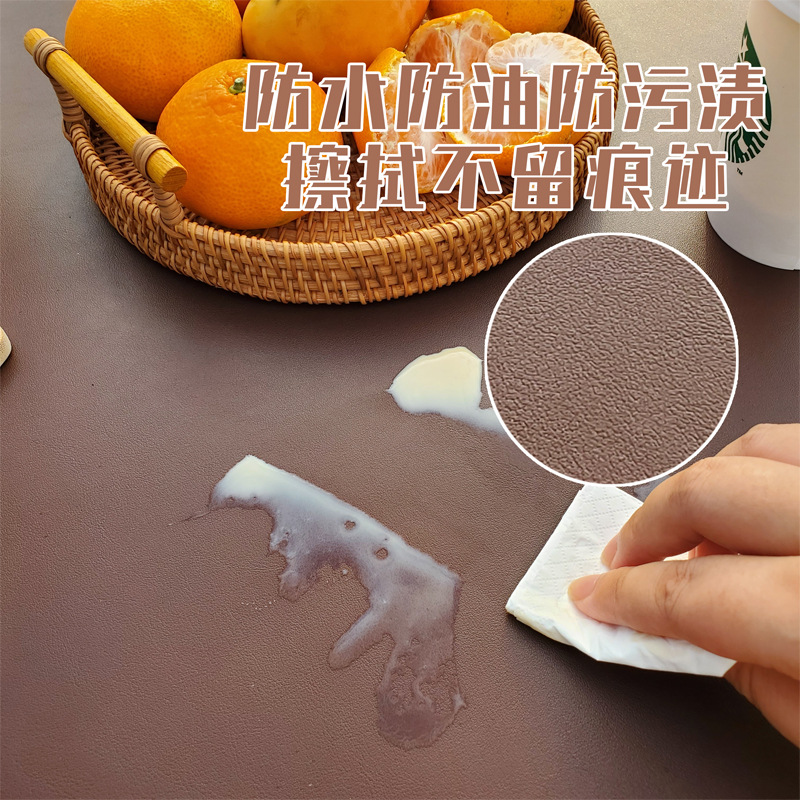 Japanese and Korean outdoor camping special egg roll table mat folding egg roll table mat autumn and winter camping waterproof and oil-proof leather mat