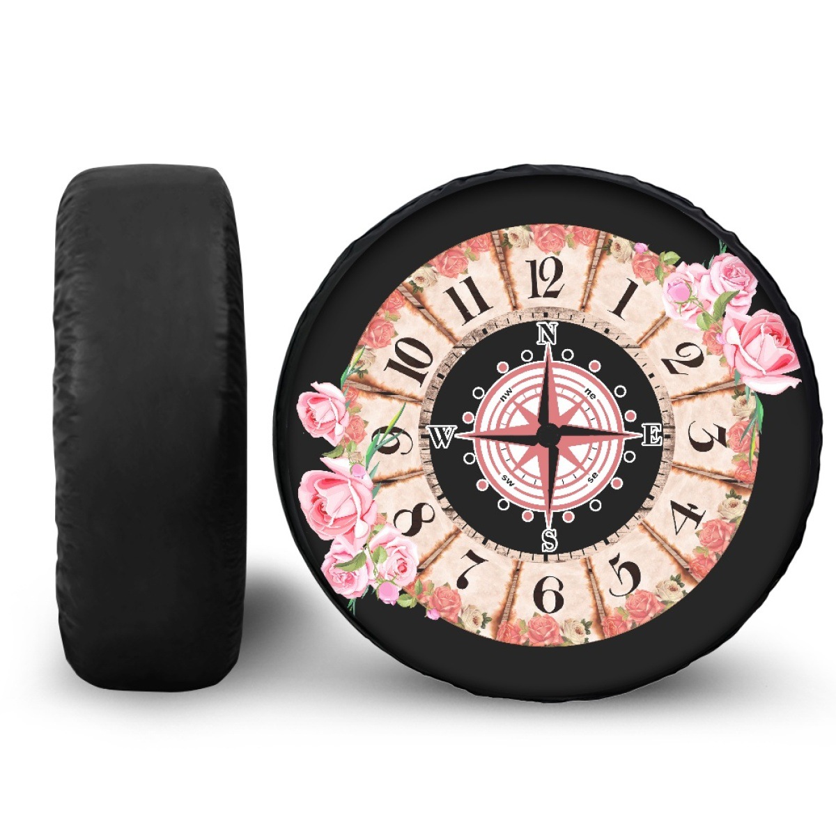 Laitu Keding Polynesian printed pattern car universal dustproof spare tire cover car decoration auto parts