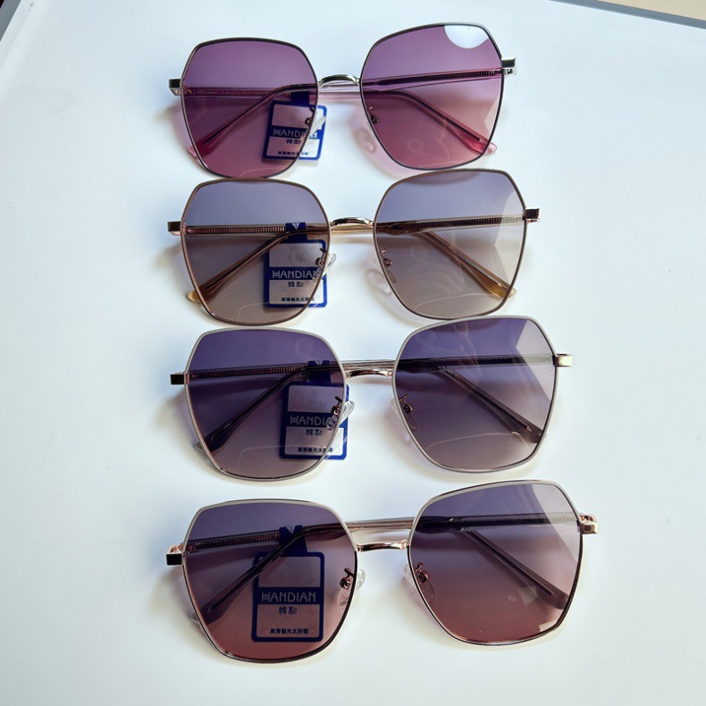2026er Modell Metall-Nylon-Polarisierte Sonnenbrillen für Damen mit hochwertiger UV-Schutz und schmalem Gesichtseffekt, trendige Nylon-Sonnenbrillen