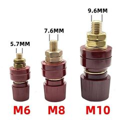 ターミナル銅ナット333 555純銅ターミナルインバータ電気溶接機ターミナル6/8/10MM