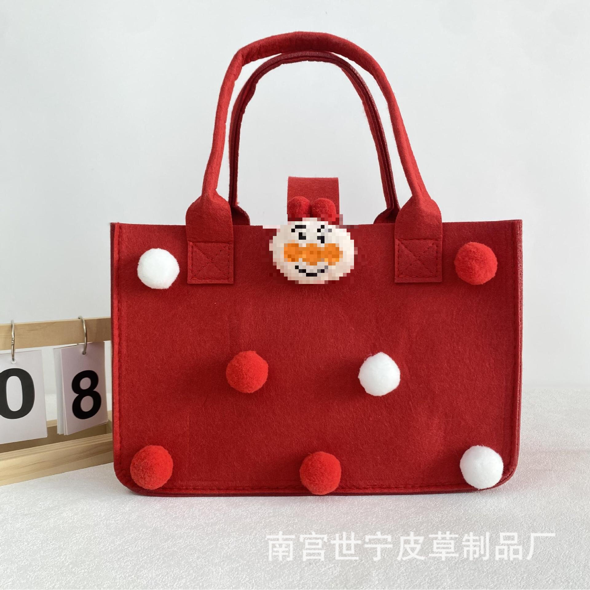 빨간 모피 공; 30*20*18cm