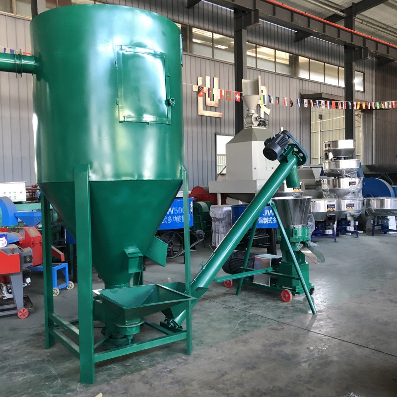 小型平模畜牧养殖饲料机青草玉米饲料机家禽养殖小型颗粒饲料机