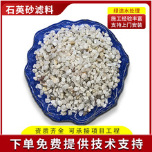 水处理石英砂滤料颗粒水质净化过滤器喷砂除锈0.5-11-2 2-4 4-8mm