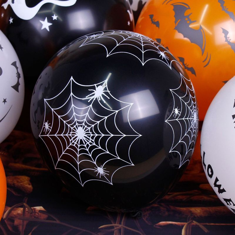 ハロウィーン風船装飾セット印刷パーティー用品コウモリハロウィーン道具鬼節ラテックスカボチャ風船|undefined