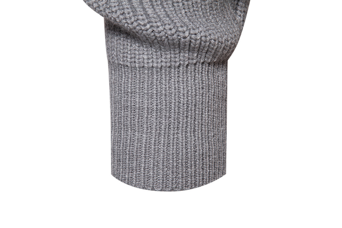 Jesensko-zimski novi moški debeli pulover z vzorcem pletenine, ohlapen in lenoben pleten pulover_voghion.com