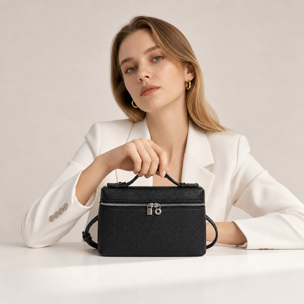 Bolso de Hombro Mini Estilo Lonchera LP19 de Cuero PU para Uso Diario